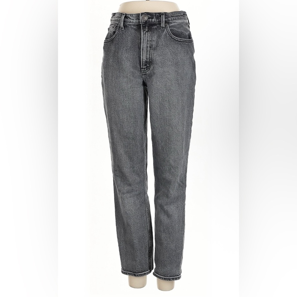 Abercrombie & Fitch The Mom High Rise Size 27 / 4 Grey Jeans